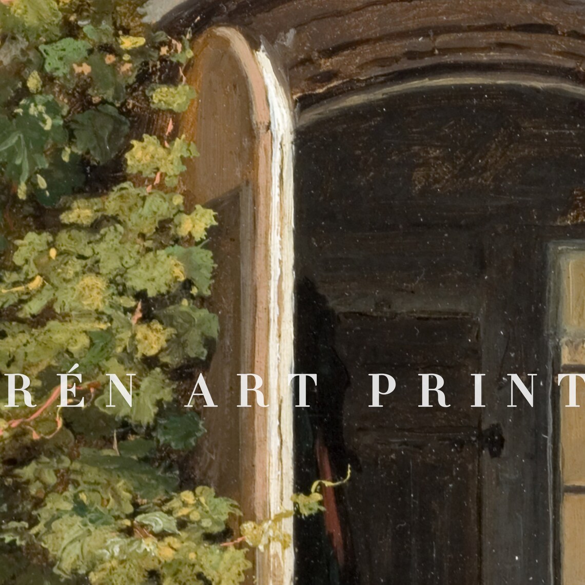 Vintage Mediterranean Summer Painting Art Print - Image 3