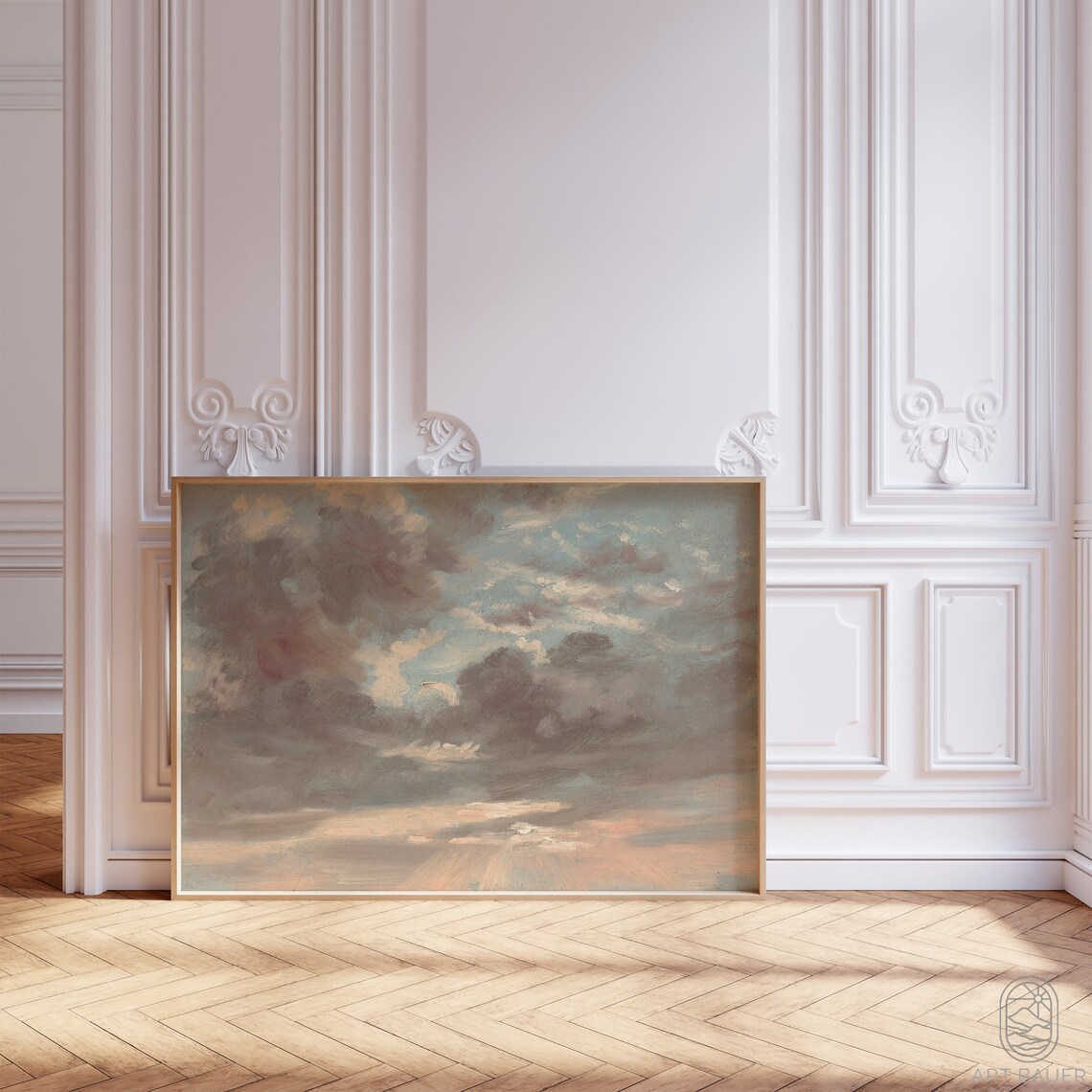 Cloud Study by John Constable, Sky Painting - Image 4