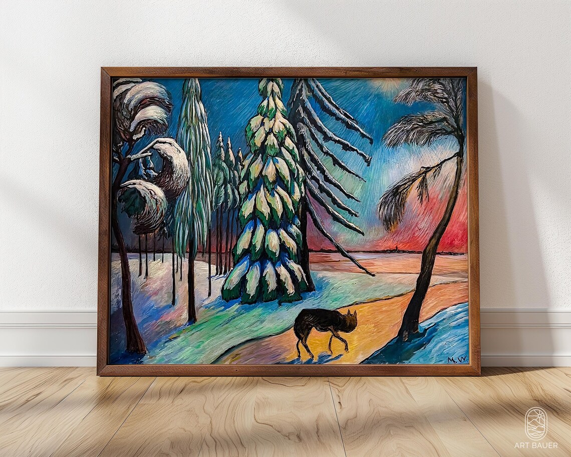 Night Prowler, Marianne Von Werefkin Wolf Art Print - Image 4