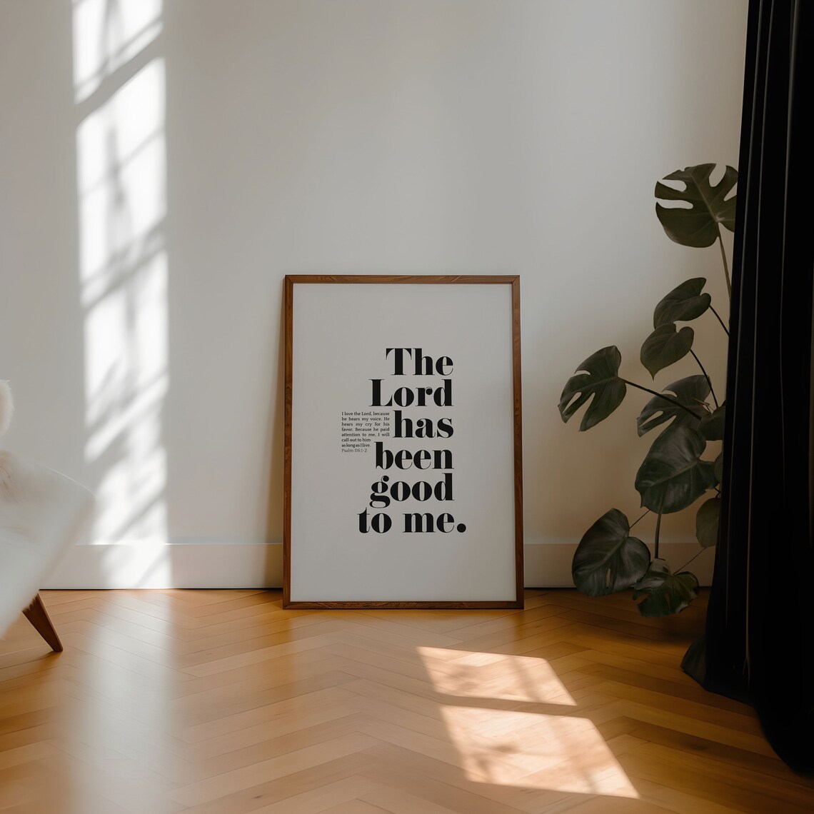 Psalm 116 Bible Quote Art Print, Christian Decor - Image 2