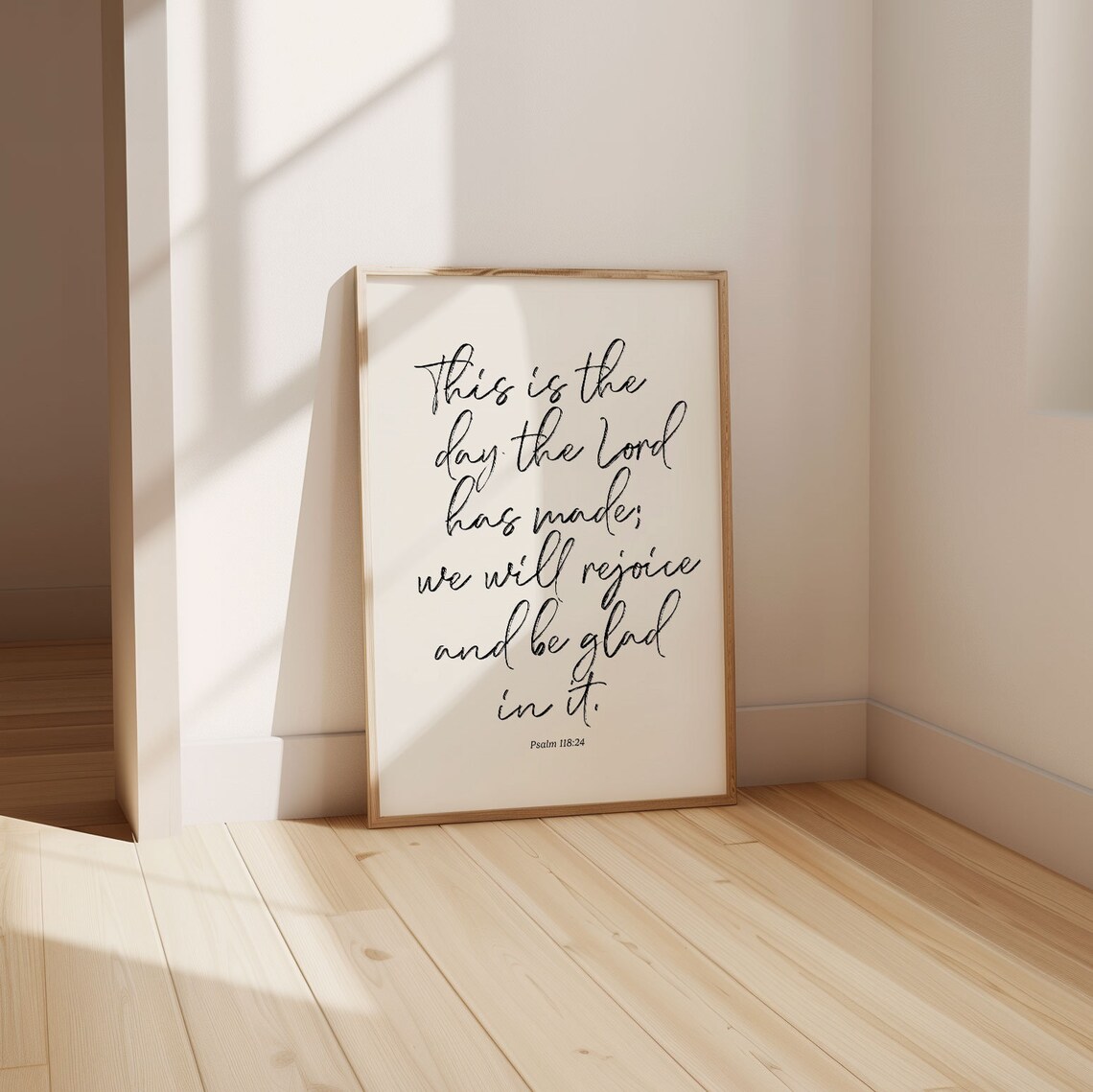 This Is The Day Psalm 118 Scripture Art Print - Image 2