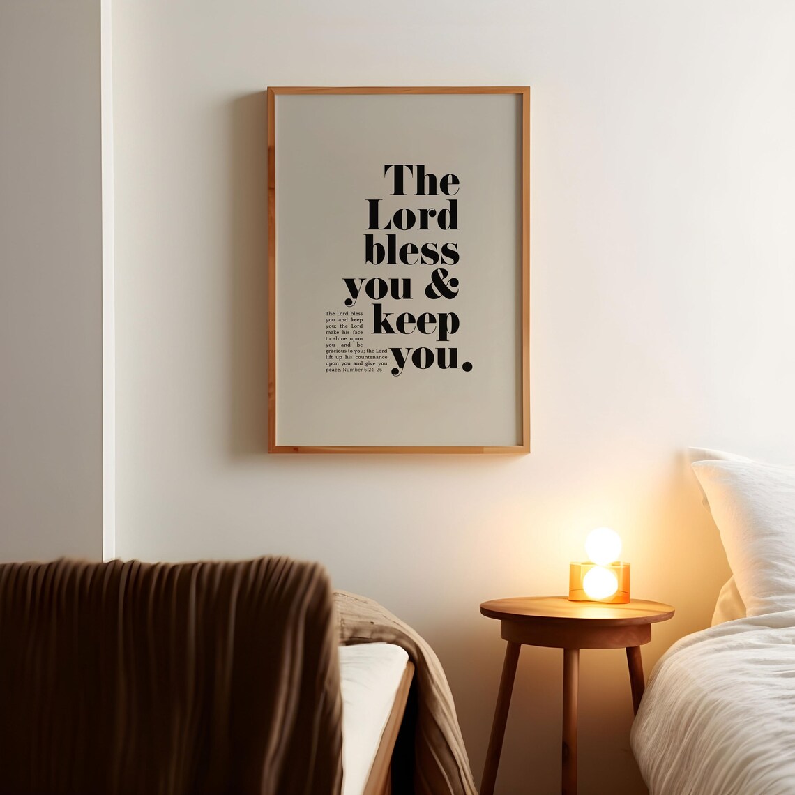 Numbers 6:24-26 Aaronic Blessing, Modern Art Print - Image 4