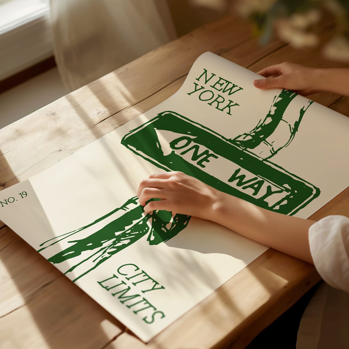 Vintage New York City Minimalist Travel Poster - Image 3