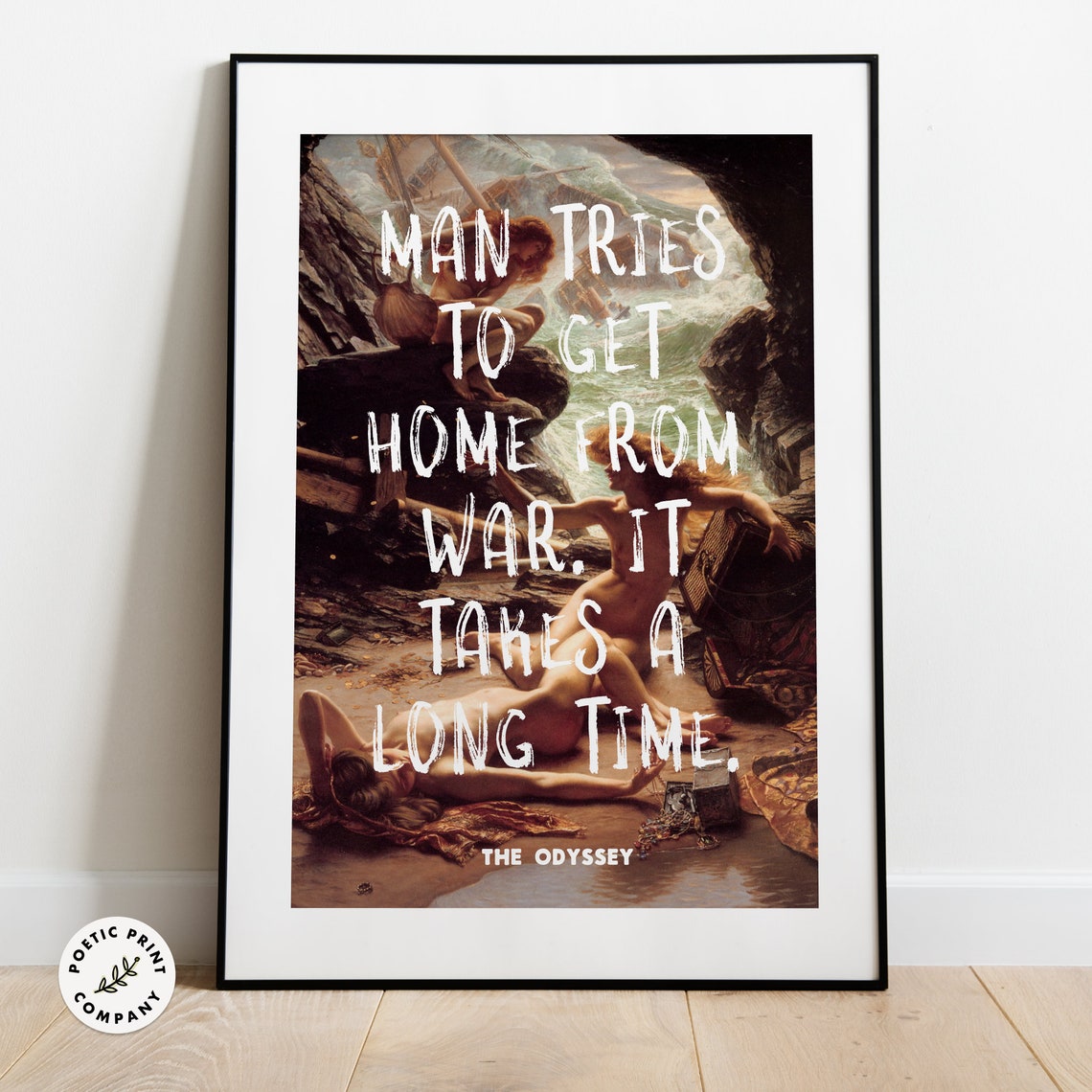 The Odyssey Man Tries To Get Home From War One Sentence Summary Poster