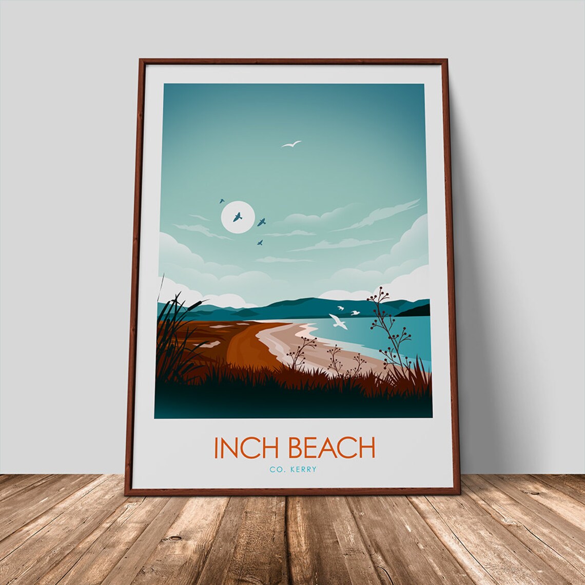 Inch Beach and Inch Strand Travel Poster - Image 3