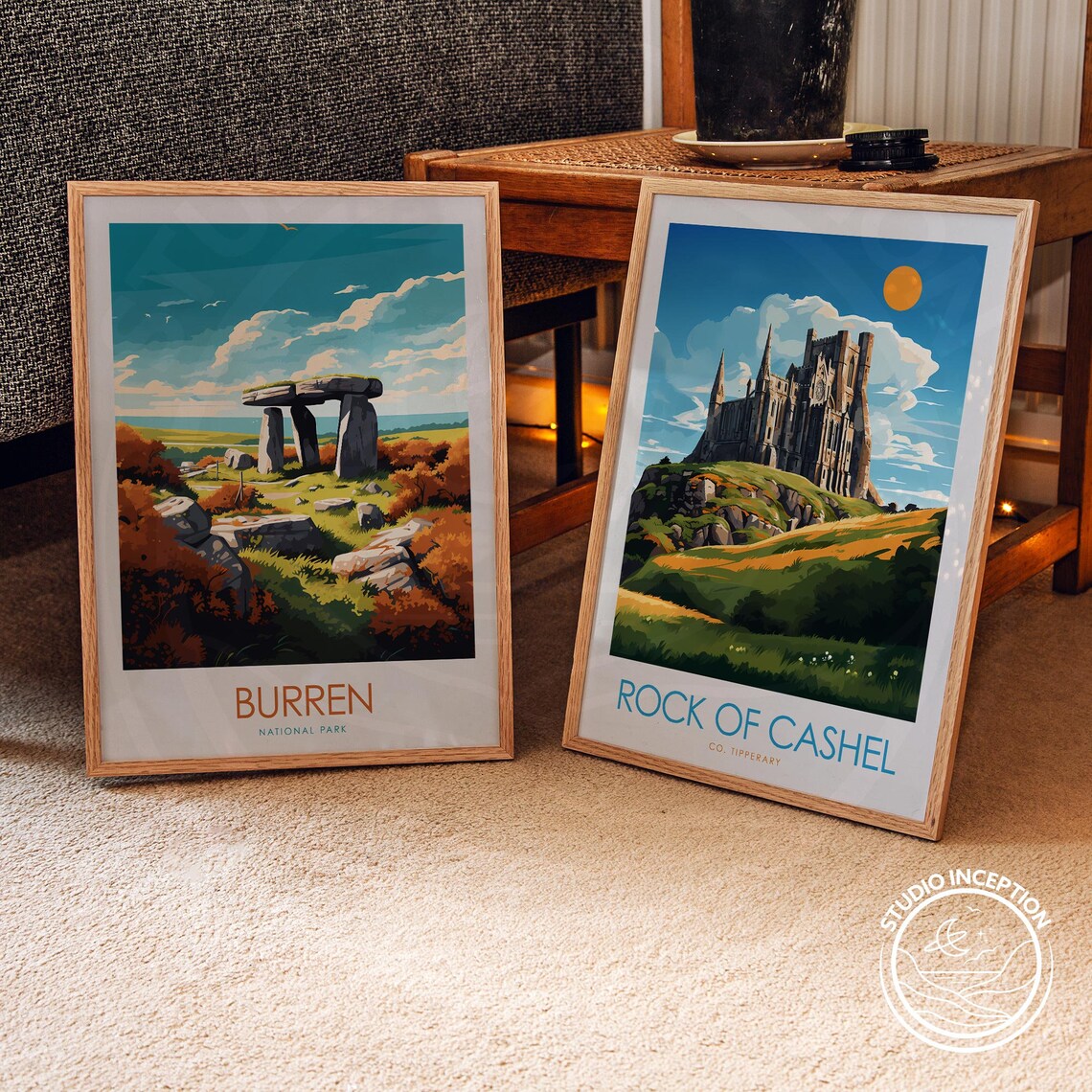 Rock of Cashel County Tipperary Ireland Hilltop Ruin Travel Poster - Image 2