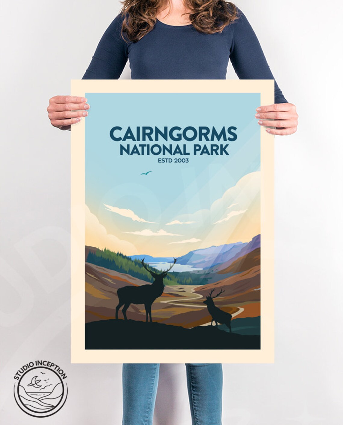 Cairngorms National Park Scotland Poster Art Print - Image 2