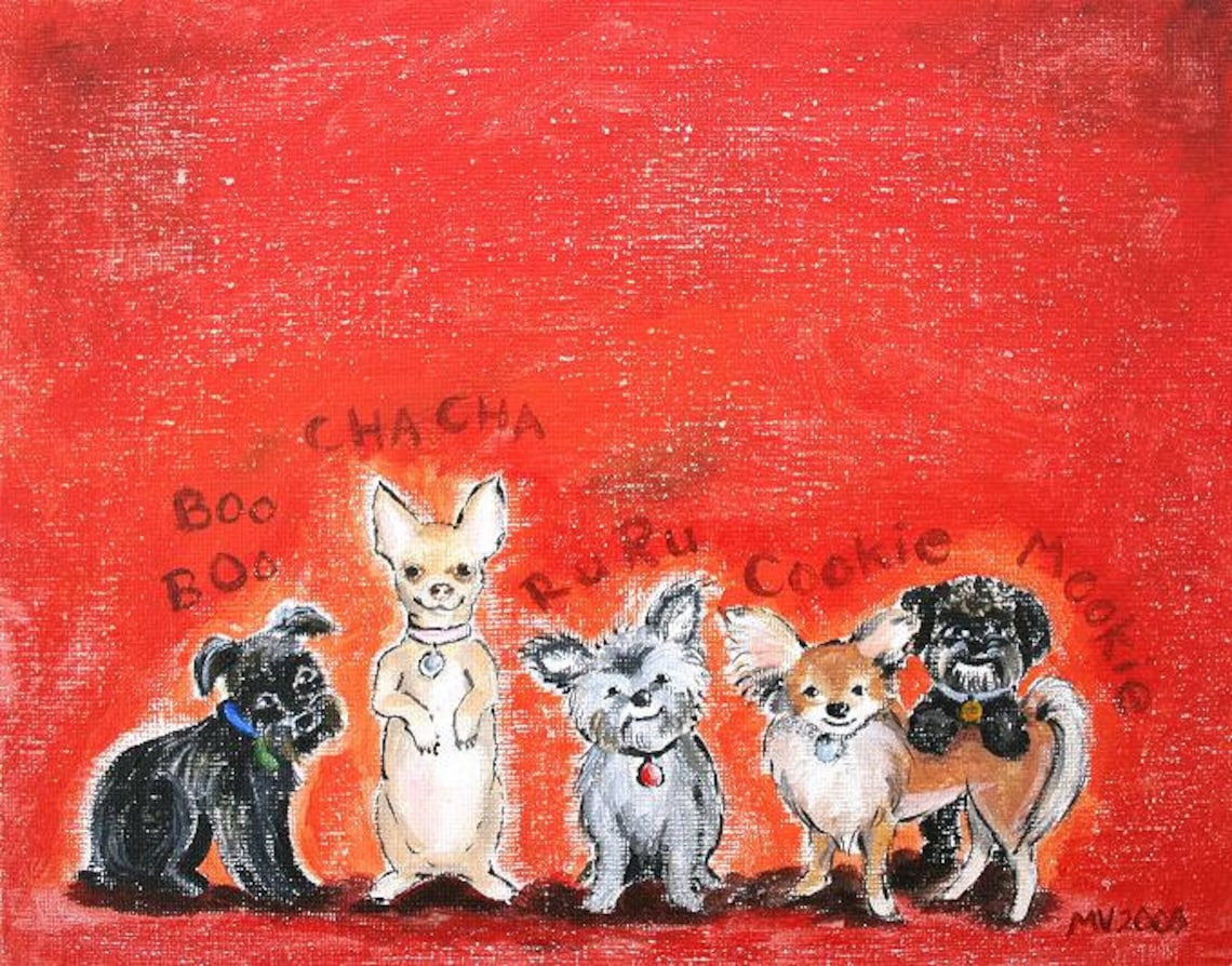 Custom Pet Illustration, Personalised Art Print