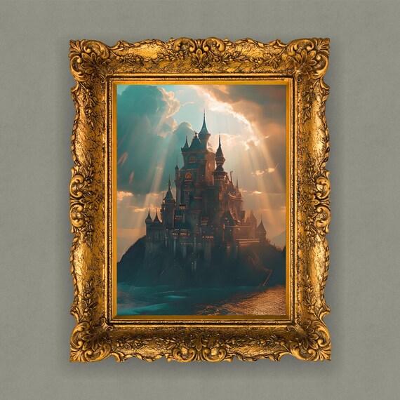 Fantasy Castlecore Wall Art Gothic Castle Print 5 Sizes