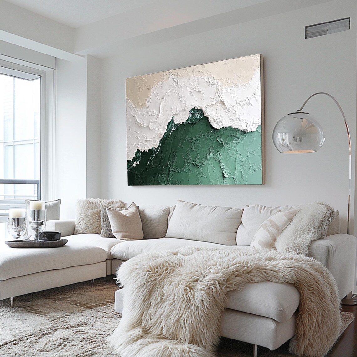 Ocean Wave Minimalist Beach Wall Art Print, Wabi Sabi - Image 2