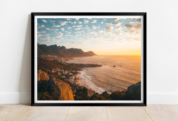 Cape Town Beach South Africa At Sunset Limited Edition Print Photography Fine Art Wall Art Exclusive Print Posters Photo Zaf