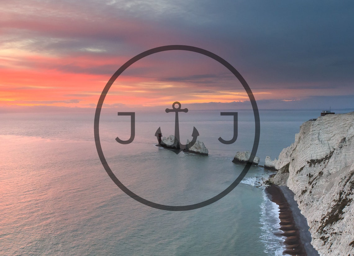 The Needles Chalk Stacks And Lighthouse Sunset Isle Of Wight Poster - Image 3