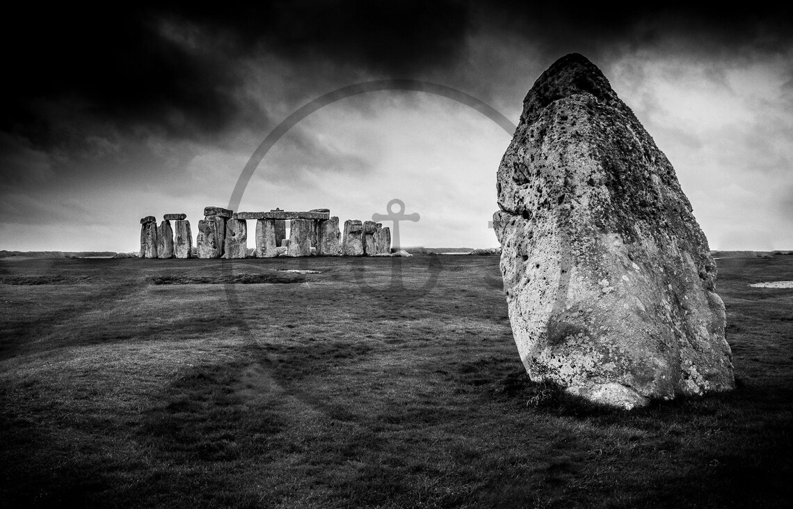 Stonehenge Salisbury Plain Travel Poster, Wiltshire - Image 3