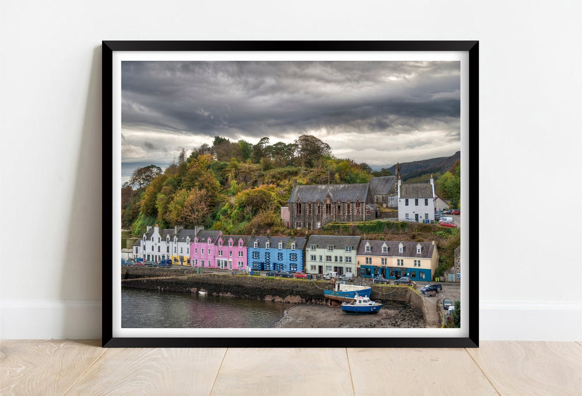 Portree Isle Of Skye Scotland Limited Edition Print Landscape Photography Fine Art Wall Art Exclusive Print Poster Photo Sct