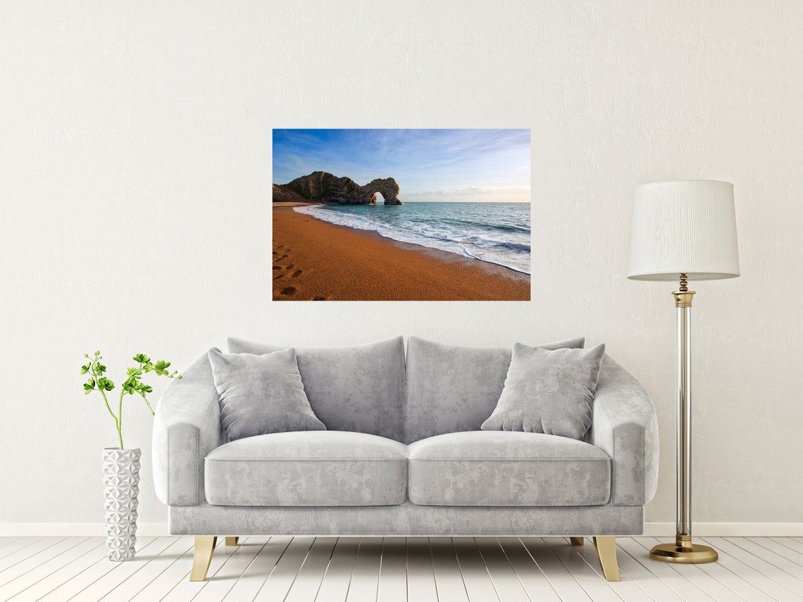 Durdle Door Lulworth Dorset Golden Beach Limestone Arch Poster - Image 2