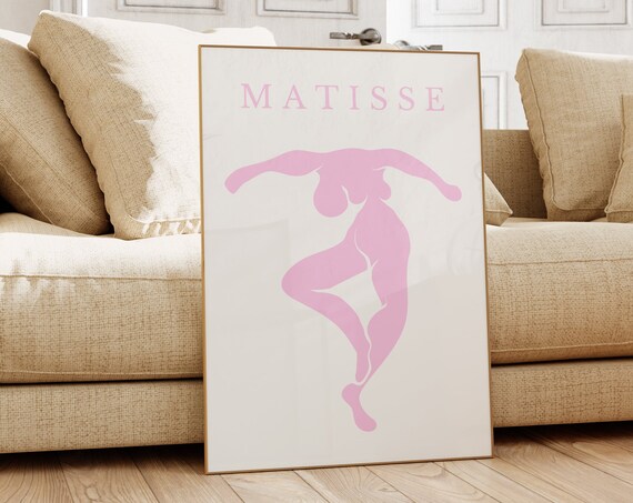 Henri Matisse Print Aesthetic Matisse Poster For Modern Gallery Exhibition Art Minimalist Neutral Wall Art Matisse Cut Outs Gift Idea