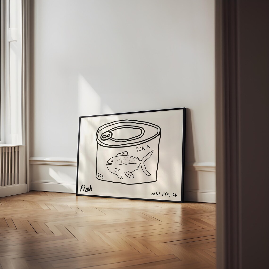 Tinned Fish Print, Retro Kitchen Art Print - Image 2