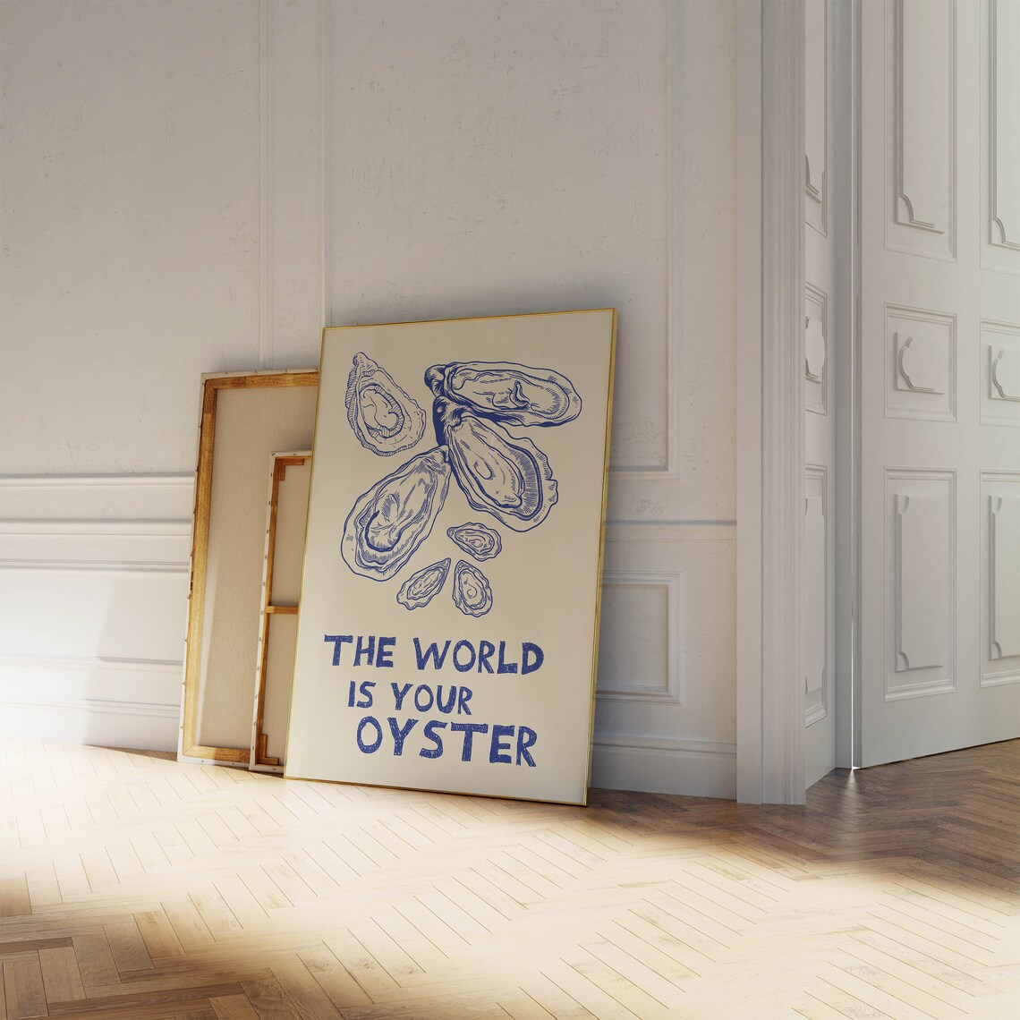 The World Is Your Oyster Art Print, Retro Kitchen - Image 4