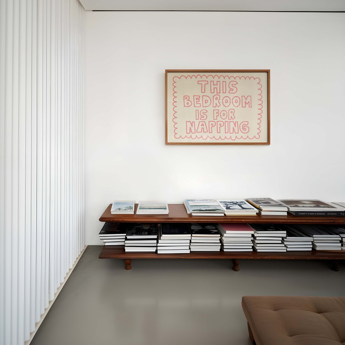 This Bedroom Is For Napping Quote Art Print - Image 5
