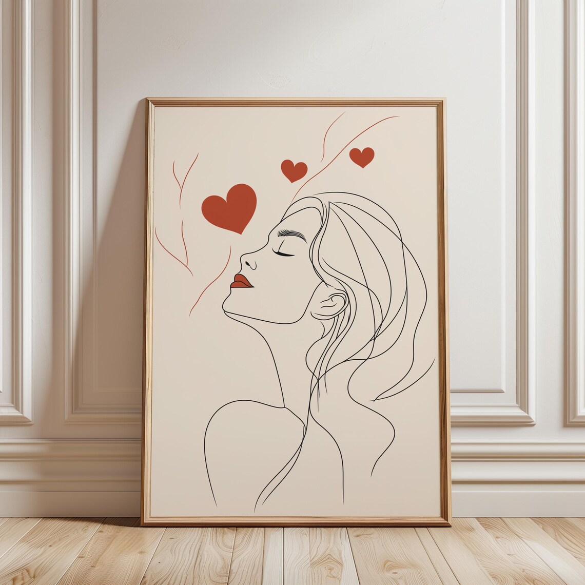 Minimalist Romantic Line Art, Valentine’s Day - Image 3