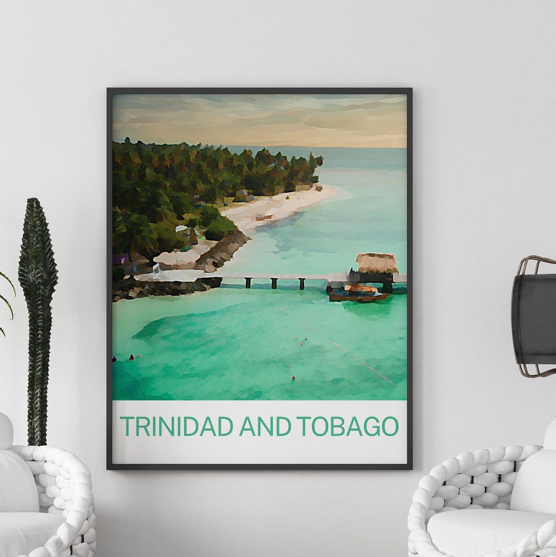 Trinidad And Tobago Print Trinidad And Tobago Art Trinidad And Tobago Wall Art Trinidad And Tobago Art Print Trinidad And Tobago Travel