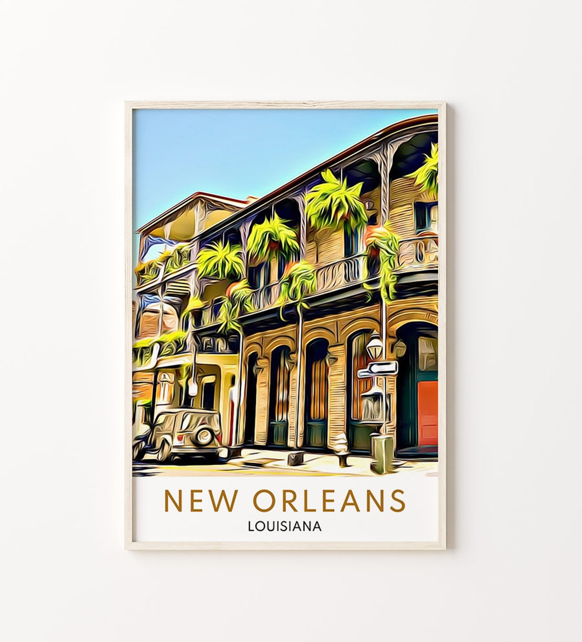 New Orleans New Orleans Art Louisiana New Orleans Wall Art New Orleans Gift New Orleans Print New Orleans Poster New Orleans Souvenir