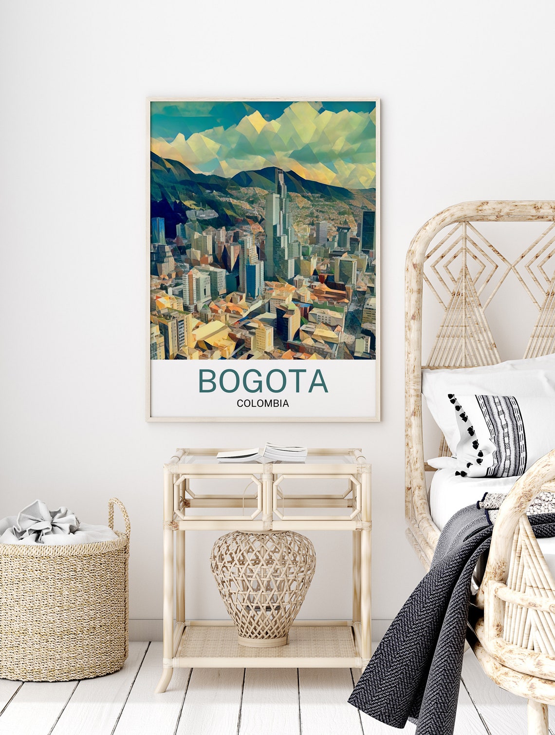Bogota Print Bogota Art Bogota Wall Art Bogota Art Print Bogota Artwork Bogota Poster Bogota Decor Bogota Travel - Image 2