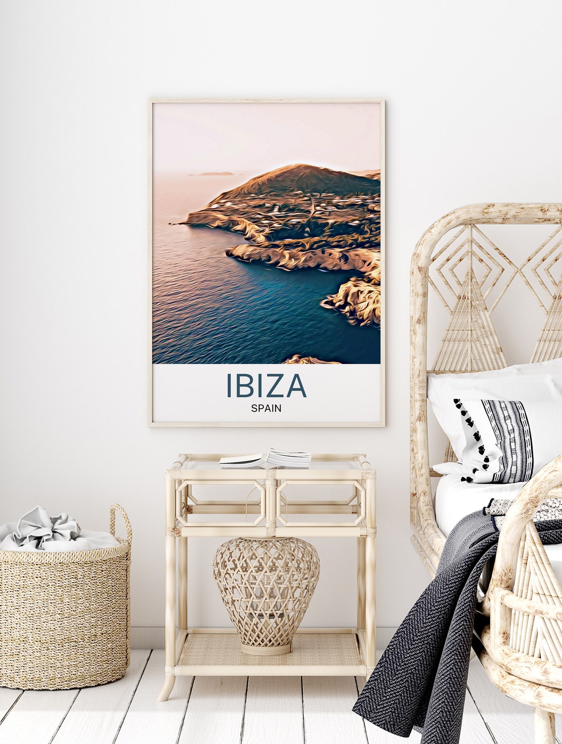 Ibiza Travel Print Ibiza Wall Art Ibiza Art Ibiza Artwork Ibiza Art Print Ibiza Gift Ibiza Poster Ibiza Travel Poster Print - Image 2