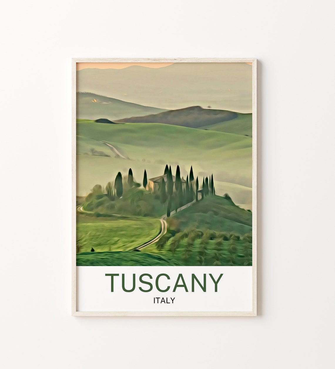 Tuscany Travel Print Tuscany Wall Art Tuscany Art Tuscany Artwork Tuscany Art Print Tuscany Gift Tuscany Poster Tuscany