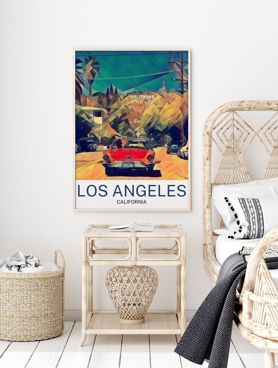 Los Angeles Print Los Angeles Art Los Angeles Wall Art Los Angeles Art Print Los Angeles Artwork Los Angeles Poster Los Angeles Decor - Image 2