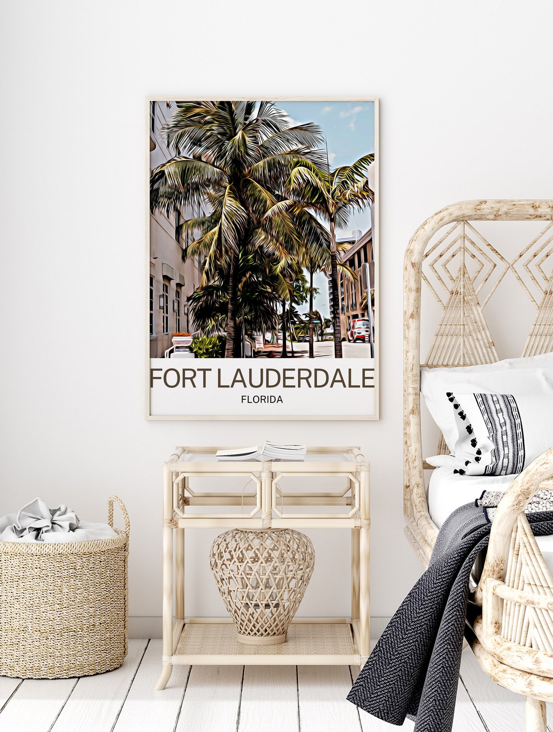 Fort Lauderdale Travel Print Fort Lauderdale Wall Art Fort Lauderdale Art Fort Lauderdale Artwork Fort Lauderdale Art Print - Image 2