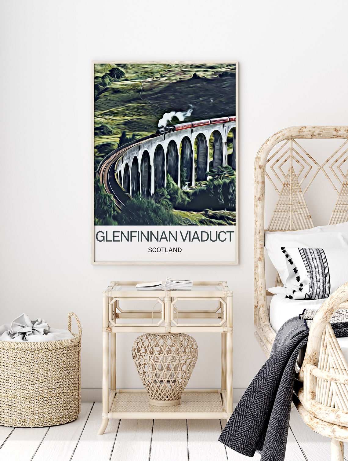 Glenfinnan Viaduct Travel Print Glenfinnan Viaduct Wall Art Glenfinnan Viaduct Poster Glenfinnan Viaduct Art Print Glenfinnan Viaduct - Image 2