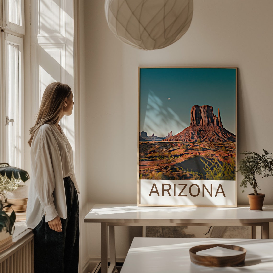 Arizona Print Arizona Art Arizona Wall Art Arizona Art Print Arizona Artwork Arizona Poster Arizona Decor Arizona Travel - Image 2