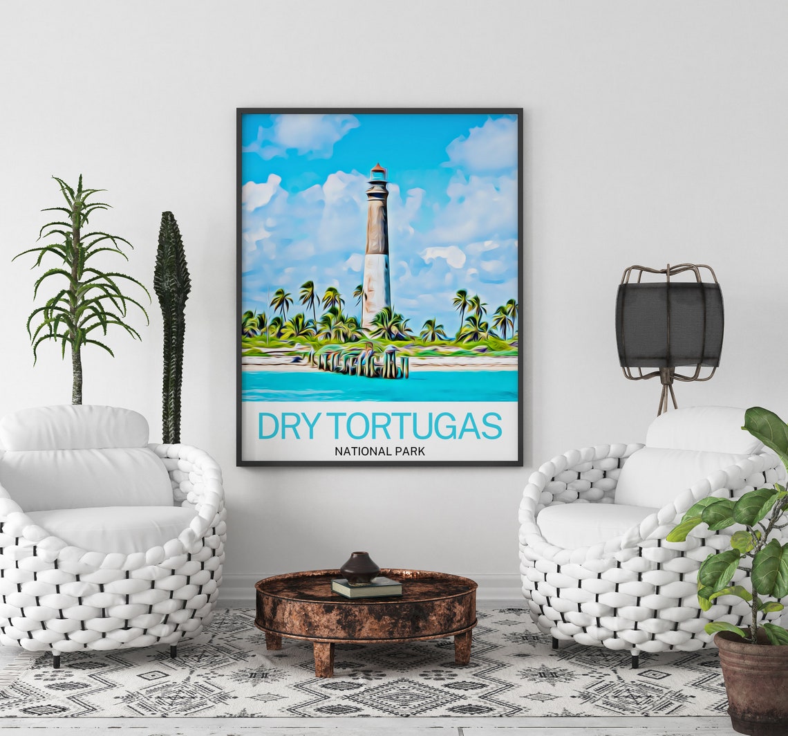 Dry Tortugas National Park Print Dry Tortugas National Park Art Dry Tortugas National Park Wall Art Dry Tortugas National Park Art Print - Image 3