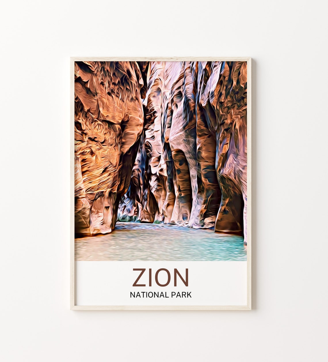 Zion National Park Print Zion National Park Art Zion National Park Wall Art Zion National Park Art Print Zion National Park Artwork