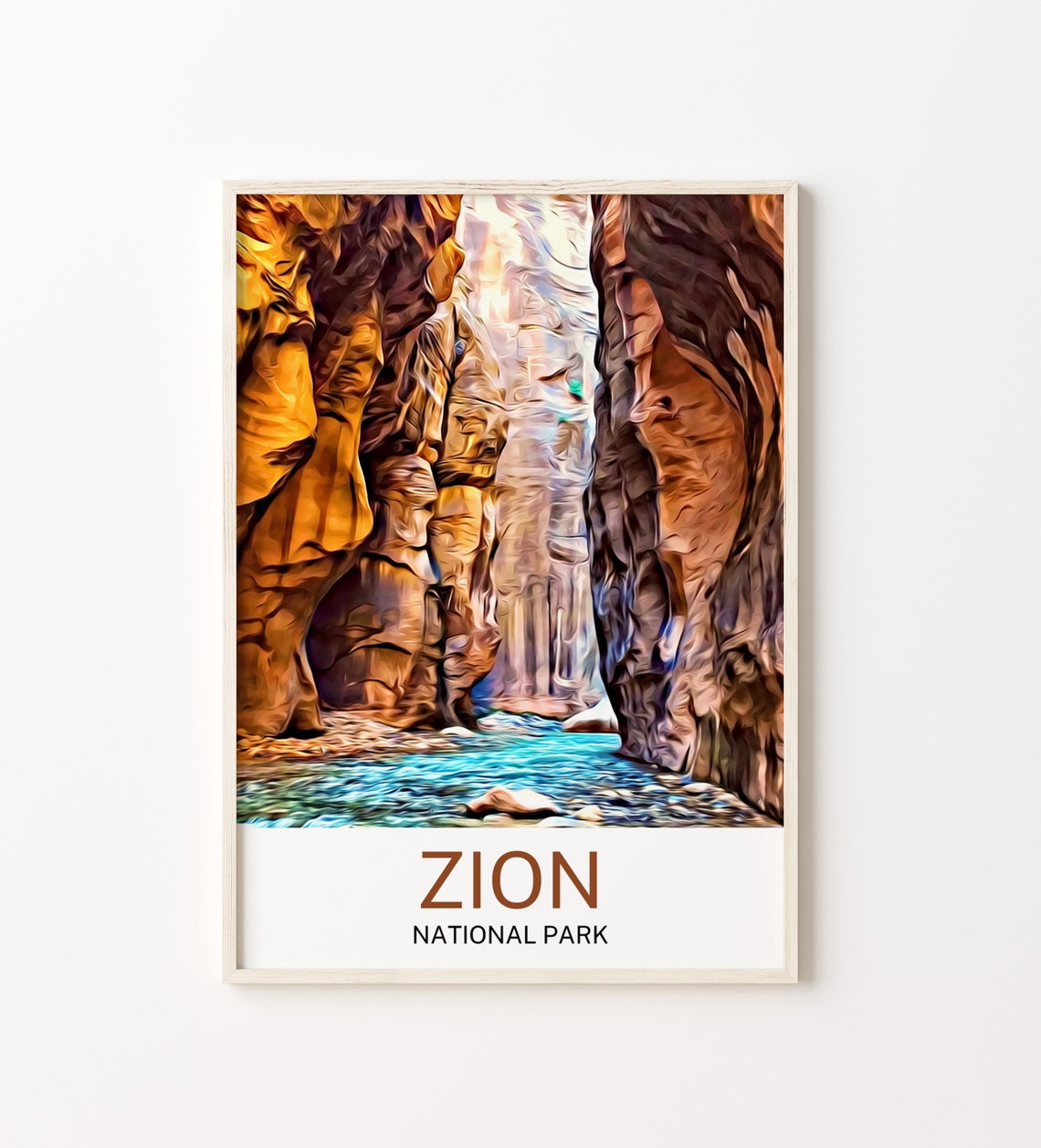 Zion National Park Print Zion National Park Art Zion National Park Wall Art Zion National Park Art Print Zion National Park Artwork