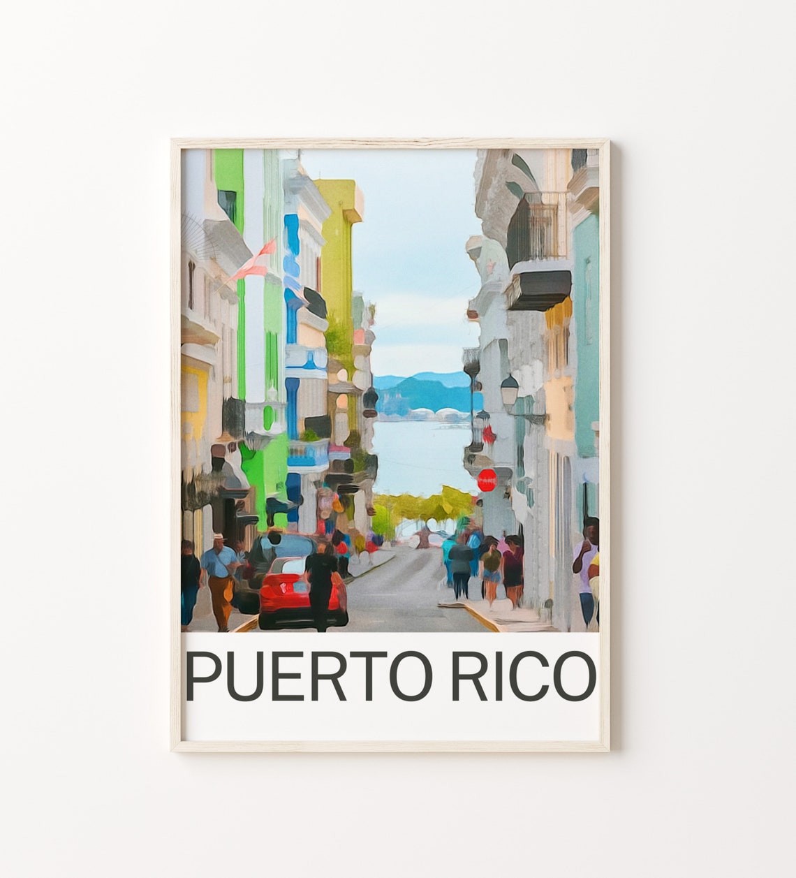 Puerto Rico Travel Print Puerto Rico Wall Art Puerto Rico Art Puerto Rico Artwork Puerto Rico Art Print Puerto Rico Gift Puerto Rico