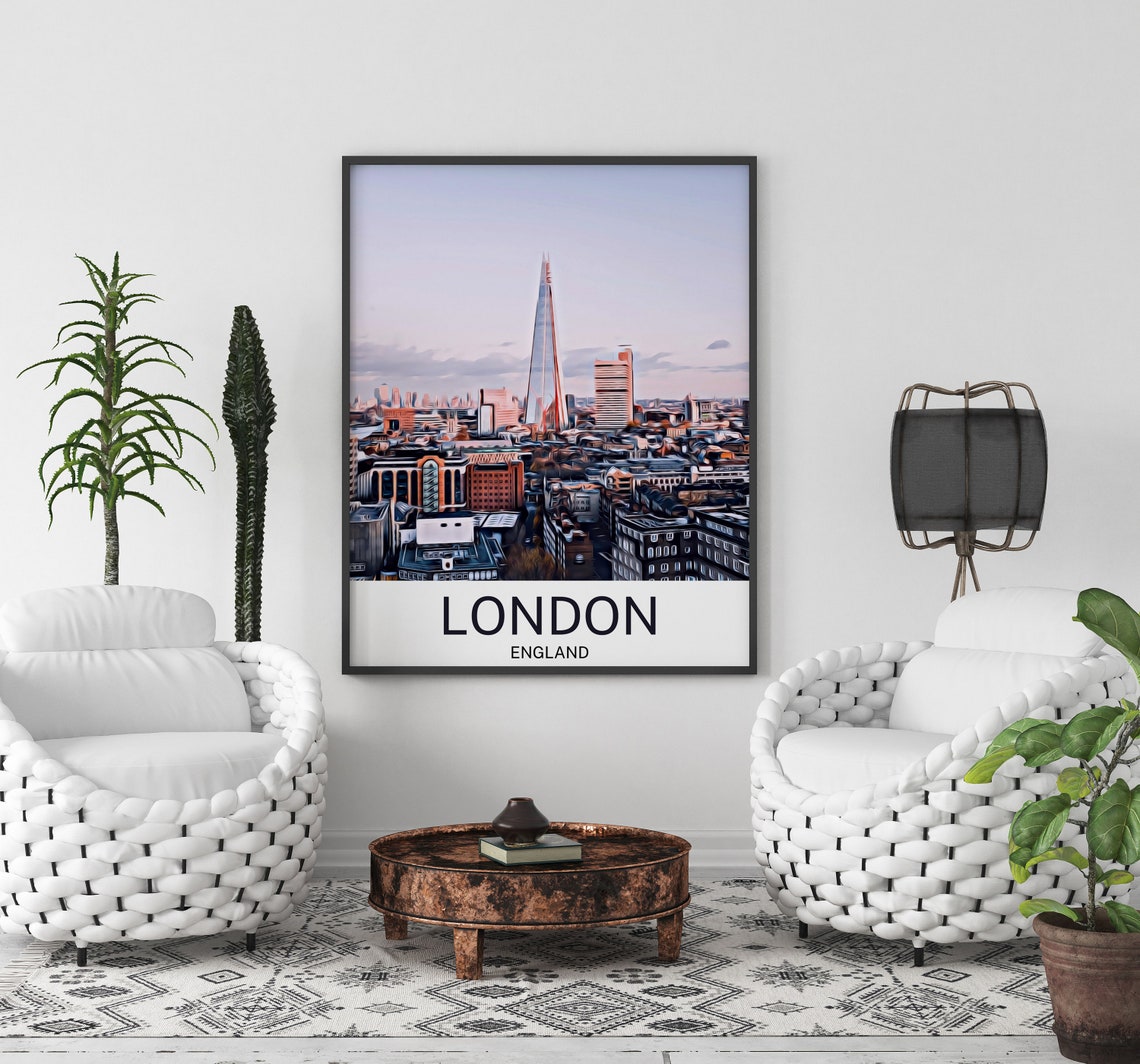 London London Print London Wall Art London Poster London Wall Decor London Souvenir London Poster London Gift Travel - Image 3