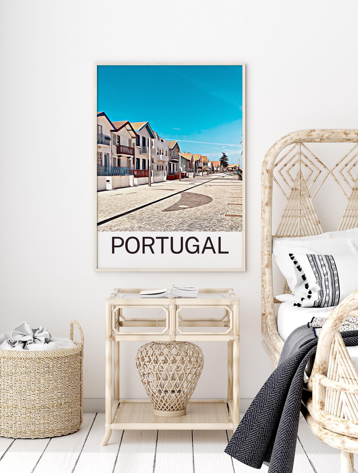 Portugal Print Portugal Wall Art Print Portugal Poster Portugal Wall Decor Portugal Artwork Home Decor Gift Travel Poster Gift - Image 2