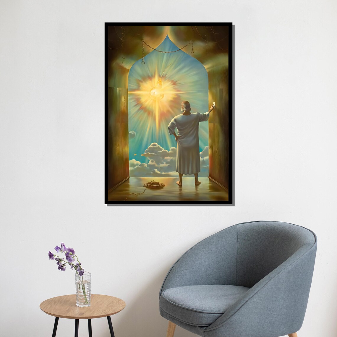 Morteza Katouzian The Last Light Divine Sunrise Spiritual Art Poster - Image 5