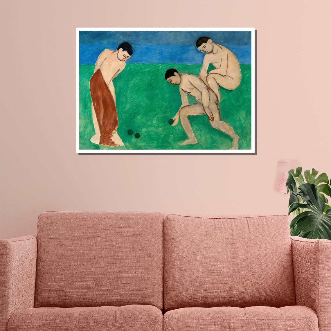 Henri Matisse Game Of Bowls Painting Modern Art Abstract Figures Colorful Wall Decor Classic Masterpiece Gift - Image 3