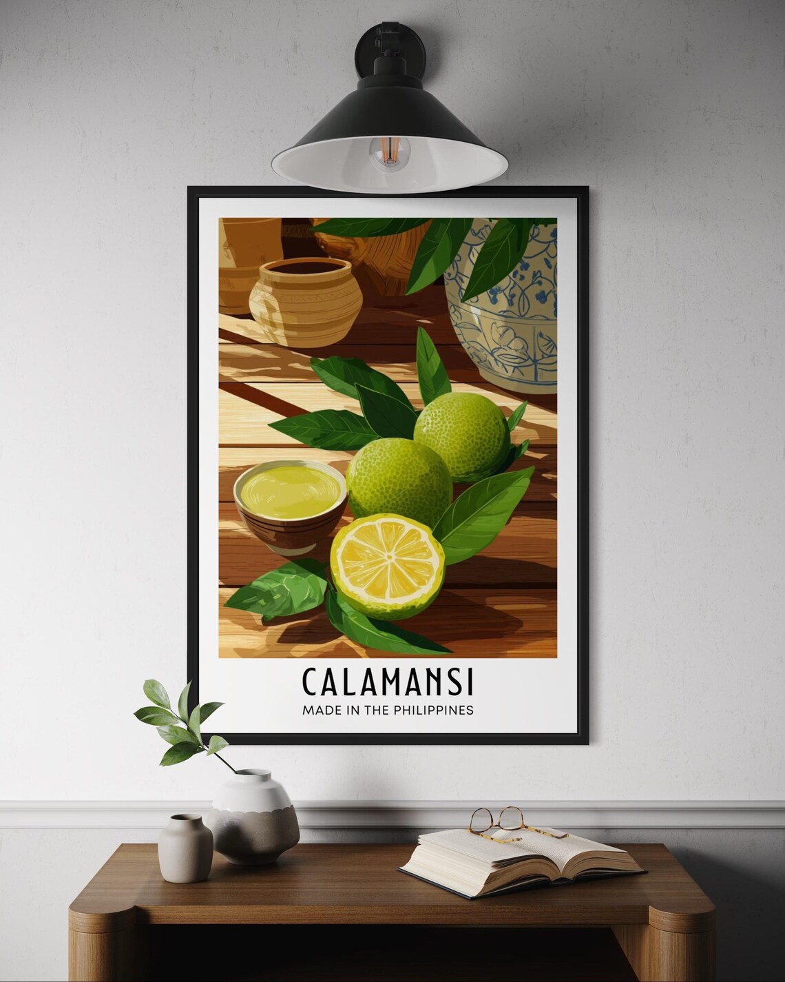 Calamansi Poster, Tropical Kitchen Art Print