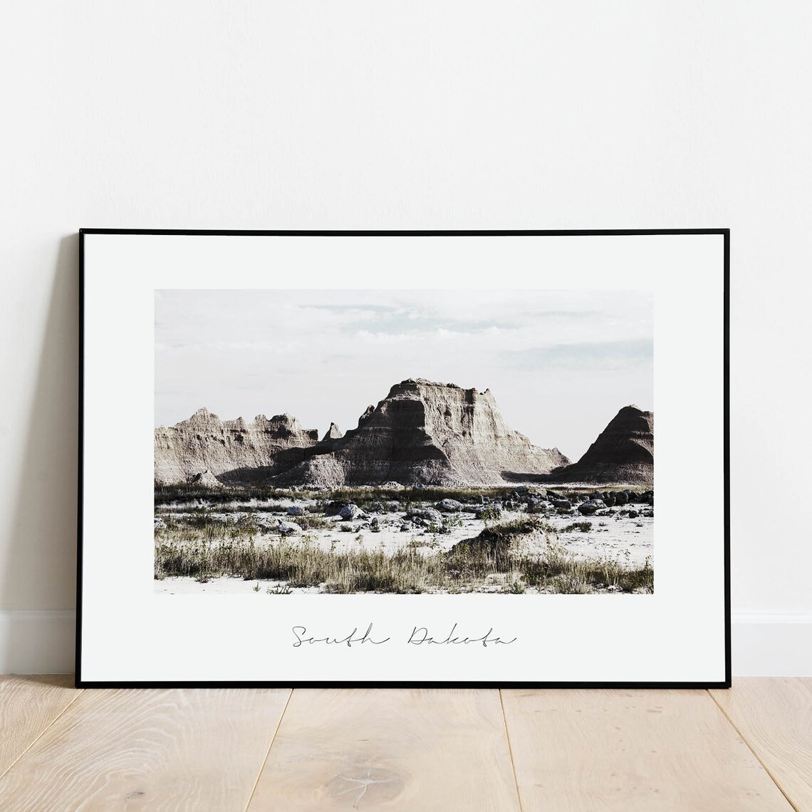 South Dakota Badlands Desert Rock Formation Scenic Photography Poster - Image 2