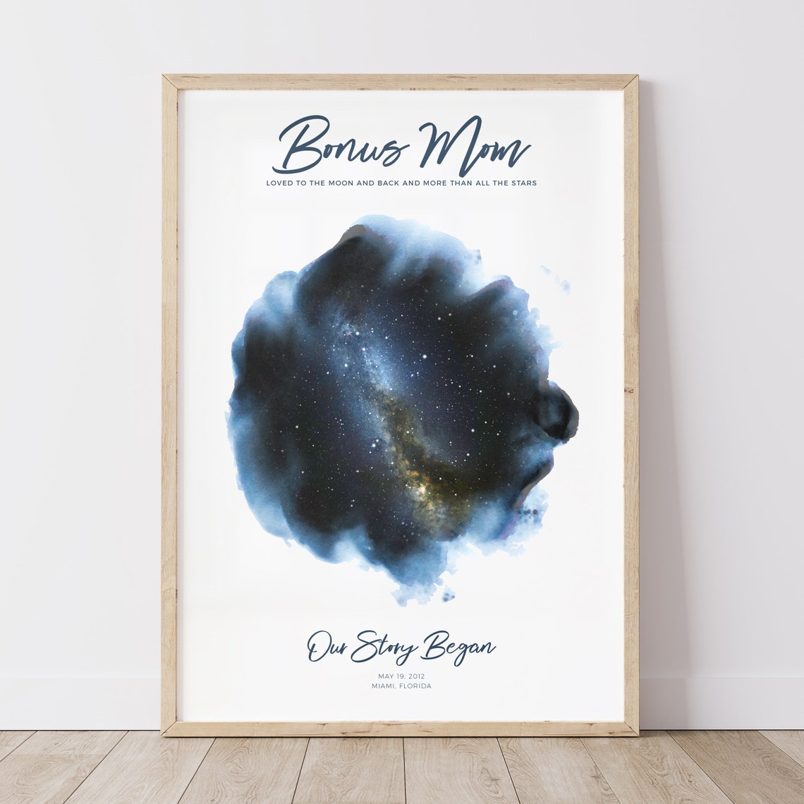 Star Map Poster Print, Best Mother’s Day Gift For Mom