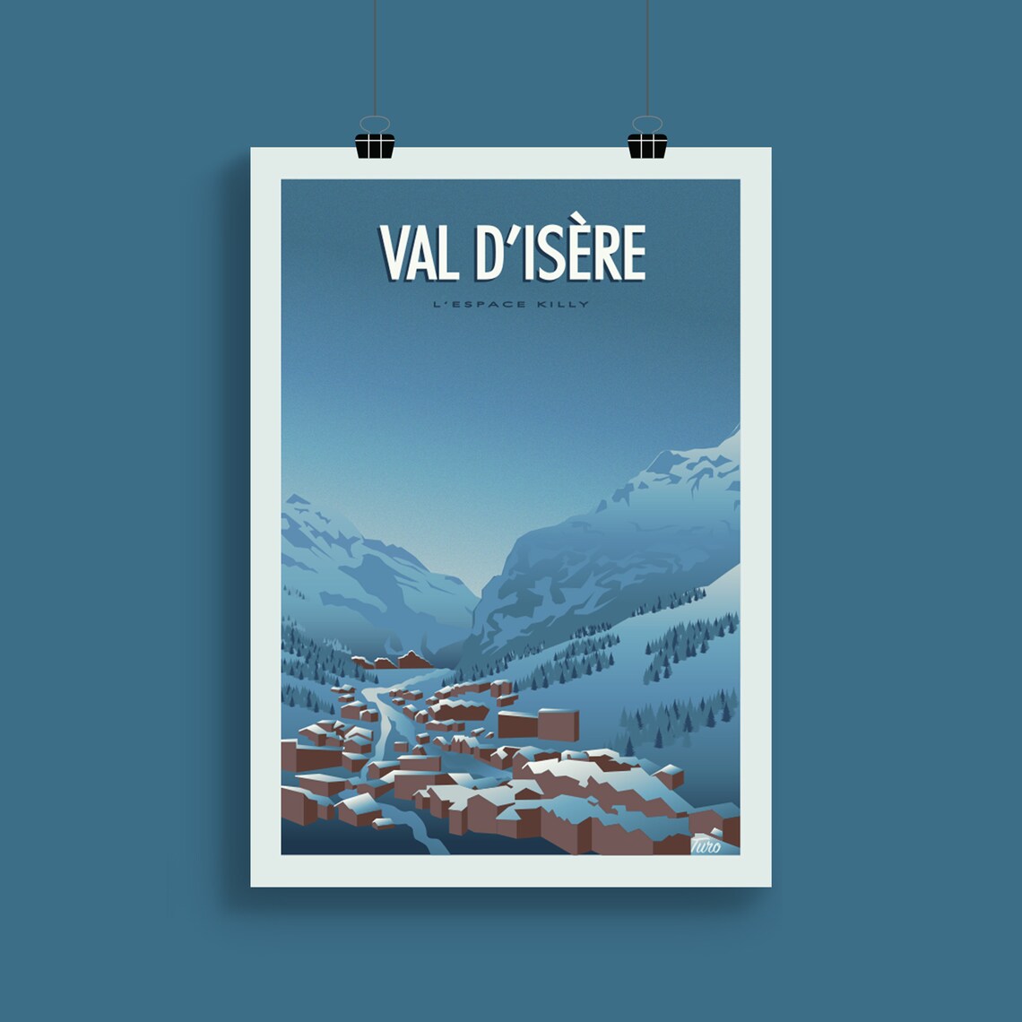 Val Disre Travel Poster, Alps Landscape Poster - Image 2