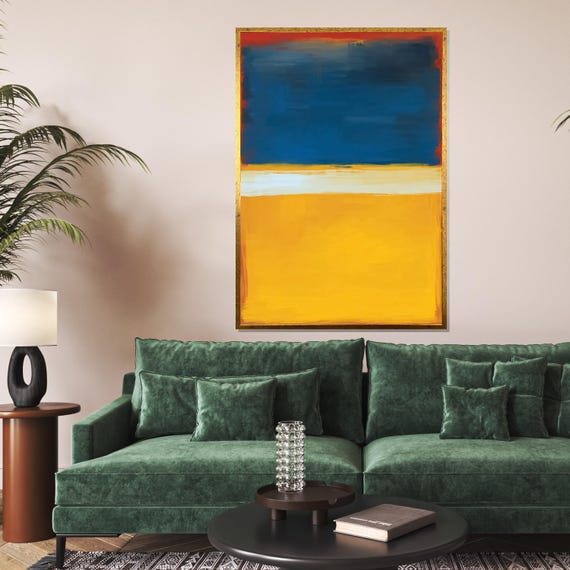 Abstract Sunset Modern Art Abstract Wall Art Color Block Painting Wall Art Design Ready To Hang Decoration