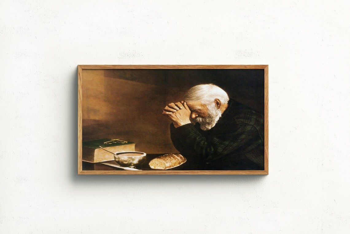 Grace By Eric Enstrom Christian Prayer Art Print
