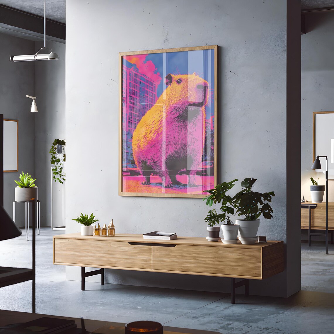 Capybara Cute Animal Nursery Wildlife Art Print - Image 4
