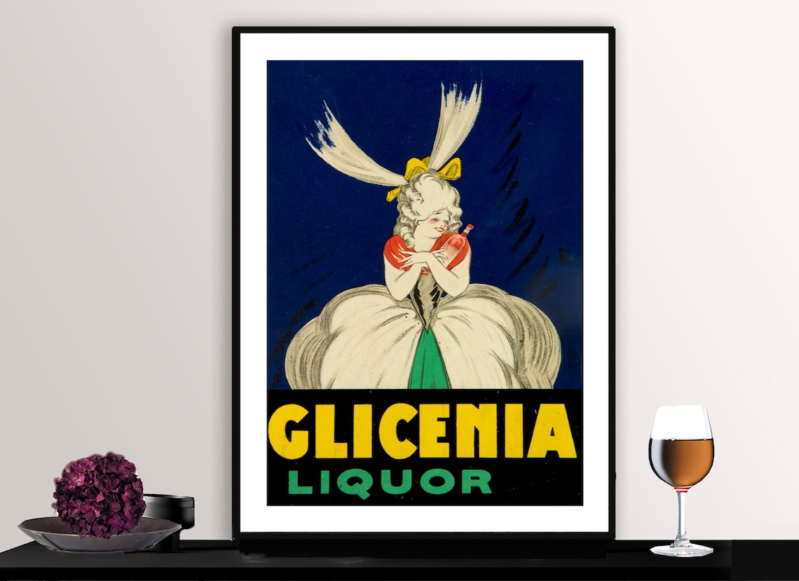 Glicenia Liquor by Leonetto Cappiello, Poster Print
