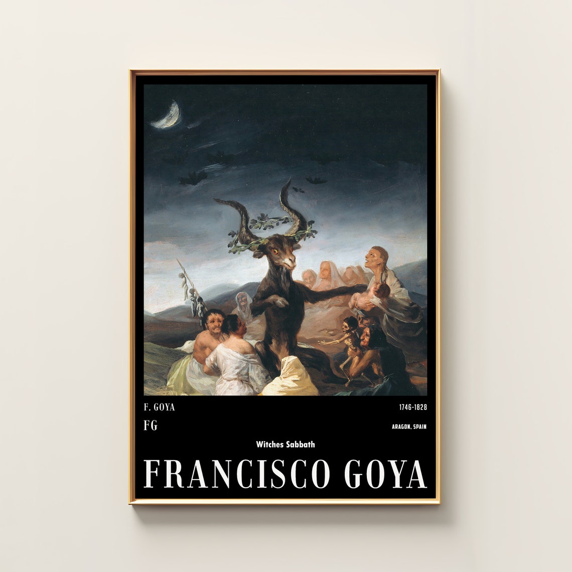 Francisco Goya Vintage Poster